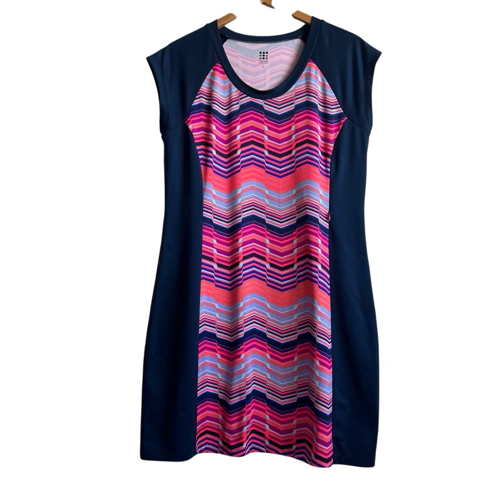 Title Nine Gidget 2.0 Navy and Pink Dress Size Large